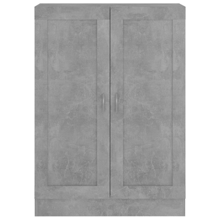 Book Cabinet Concrete Grey 82.5x30.5x115 cm Engineered Wood - Giant Lobelia