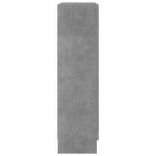 Book Cabinet Concrete Grey 82.5x30.5x115 cm Engineered Wood - Giant Lobelia