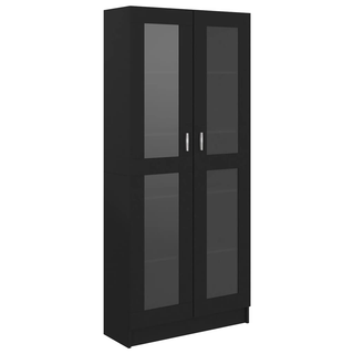 vidaXL Vitrine Cabinet Black - Stylish and Durable Storage Solution - Giant Lobelia