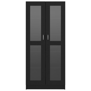 vidaXL Vitrine Cabinet Black - Stylish and Durable Storage Solution - Giant Lobelia