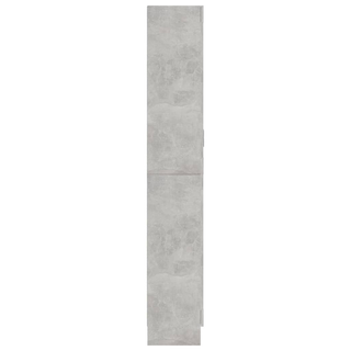 vidaXL Vitrine Cabinet Concrete Grey 82.5x30.5x185.5 cm Engineered Wood - Giant Lobelia