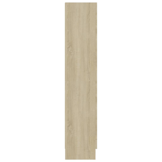 Vitrine Cabinet Sonoma Oak 82.5x30.5x150 cm Engineered Wood - Giant Lobelia