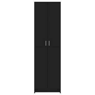 vidaXL Hallway Wardrobe Black 55x25x189 cm Engineered Wood - Giant Lobelia