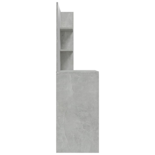 Dressing Table with Mirror Concrete Grey 74.5x40x141 cm - Giant Lobelia