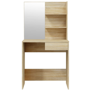 Dressing Table with Mirror Sonoma Oak 74.5x40x141 cm - Giant Lobelia