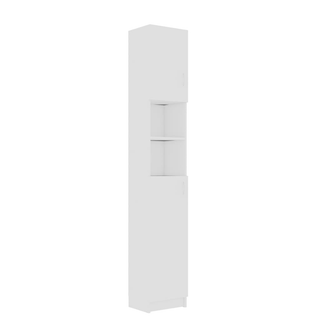 Bathroom Cabinet White 32x25.5x190 cm Engineered Wood - Giant Lobelia