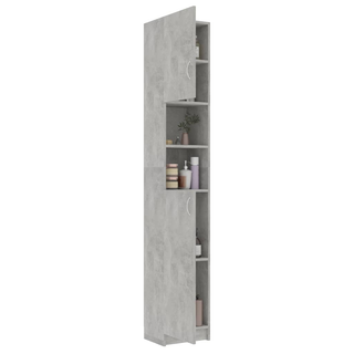 Bathroom Cabinet Concrete Grey 32x25.5x190 cm Engineered Wood - Giant Lobelia