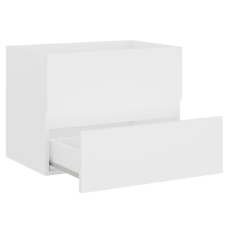 vidaXL Sink Cabinet White 60x38.5x45 cm Engineered Wood - Giant Lobelia