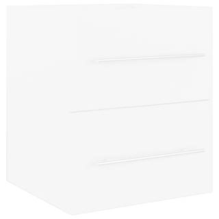 vidaXL Sink Cabinet White 41x38.5x48 cm Engineered Wood - Giant Lobelia