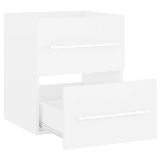 vidaXL Sink Cabinet White 41x38.5x48 cm Engineered Wood - Giant Lobelia