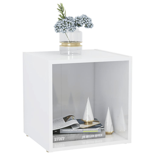 TV Cabinets 4 pcs High Gloss White 37x35x37 cm Engineered Wood - Giant Lobelia