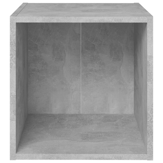 TV Cabinets 4 pcs Concrete Grey 37x35x37 cm Engineered Wood - Giant Lobelia