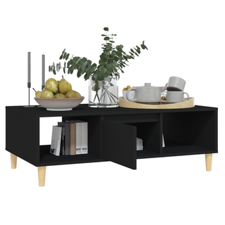 vidaXL Coffee Table Black 103.5x60x35 cm Engineered Wood - Giant Lobelia