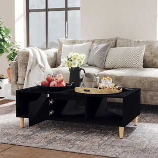 vidaXL Coffee Table Black 103.5x60x35 cm Engineered Wood - Giant Lobelia