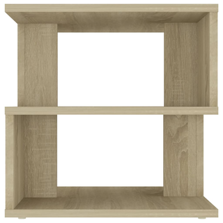 Side Table Sonoma Oak 40x40x40 cm Engineered Wood - Giant Lobelia