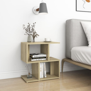 Bedside Cabinets 2 pcs Sonoma Oak 50x30x51.5 cm Engineered Wood - Giant Lobelia