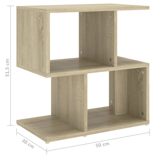 Bedside Cabinets 2 pcs Sonoma Oak 50x30x51.5 cm Engineered Wood - Giant Lobelia