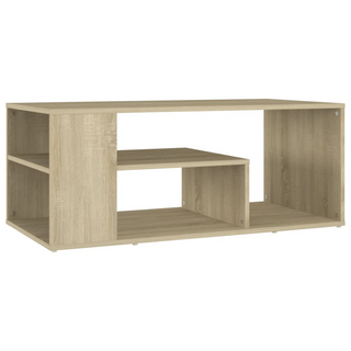 vidaXL Coffee Table Sonoma Oak 100x50x40 cm Engineered Wood - Giant Lobelia