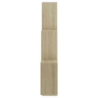 Wall Cube Shelf Sonoma Oak 78x15x93 cm Engineered Wood - Giant Lobelia