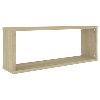 Wall Cube Shelf 6 pcs Sonoma Oak 60x15x23 cm Engineered Wood - Giant Lobelia