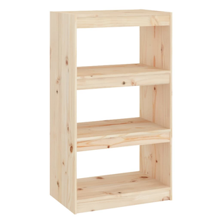 Book Cabinet/Room Divider 60x30x103.5 cm Solid Wood Pine - Giant Lobelia