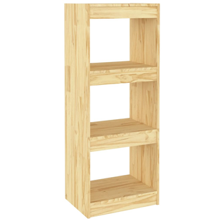 Book Cabinet/Room Divider 40x30x103.5 cm Solid Pinewood - Giant Lobelia