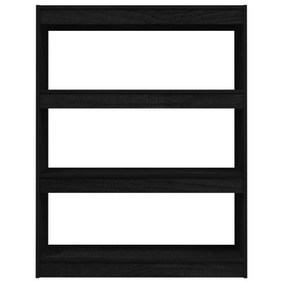 Book Cabinet/Room Divider Black 100x30x103 cm Solid Pinewood - Giant Lobelia