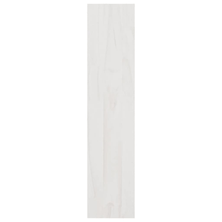 Book Cabinet/Room Divider White 100x30x135.5 cm Solid Pinewood - Giant Lobelia