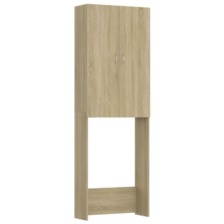 Washing Machine Cabinet Sonoma Oak 64x25.5x190 cm - Giant Lobelia