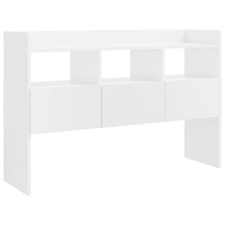 Sideboard High Gloss White 105x30x70 cm Engineered Wood - Giant Lobelia