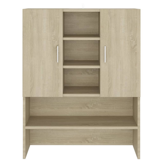 Washing Machine Cabinet Sonoma Oak 70.5x25.5x90 cm - Giant Lobelia