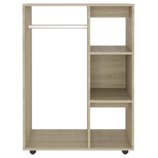 vidaXL Wardrobe Sonoma Oak 80x40x110 cm Engineered Wood - Giant Lobelia