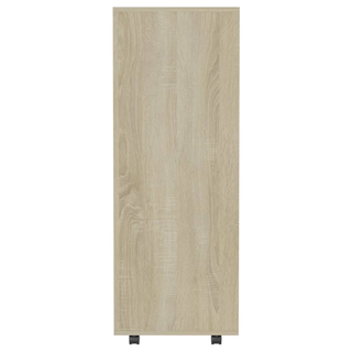 vidaXL Wardrobe Sonoma Oak 80x40x110 cm Engineered Wood - Giant Lobelia