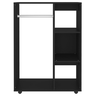 vidaXL Wardrobe Black 80x40x110 cm Engineered Wood - Giant Lobelia