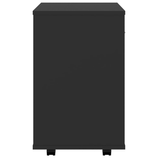 Rolling Cabinet Black 46x36x59 cm Engineered Wood - Giant Lobelia