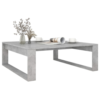 Coffee Table Concrete Grey 100x100x35 cm Engineered Wood - Giant Lobelia