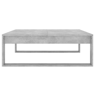 Coffee Table Concrete Grey 100x100x35 cm Engineered Wood - Giant Lobelia