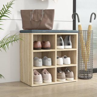 vidaXL Shoe Cabinet Sonoma Oak 52.5x30x50 cm - Giant Lobelia