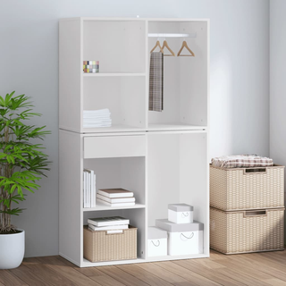 vidaXL Dressing Cabinet White 80x40x65 cm Engineered Wood - Giant Lobelia