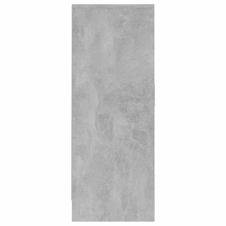 vidaXL Shoe Cabinet Concrete Grey 60x35x92 cm Engineered Wood - Giant Lobelia