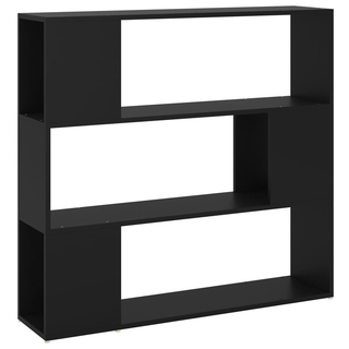 Book Cabinet Room Divider Black 100x24x94 cm - Giant Lobelia