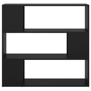 Book Cabinet Room Divider Black 100x24x94 cm - Giant Lobelia