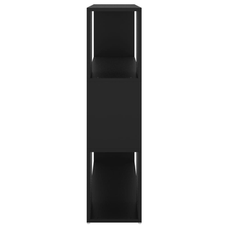 Book Cabinet Room Divider Black 100x24x94 cm - Giant Lobelia