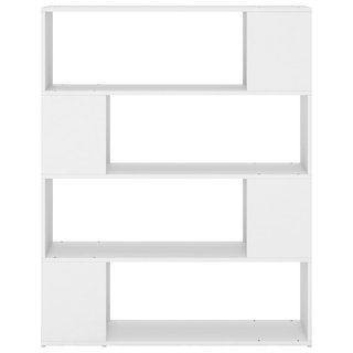 Book Cabinet Room Divider White 100x24x124 cm - Giant Lobelia