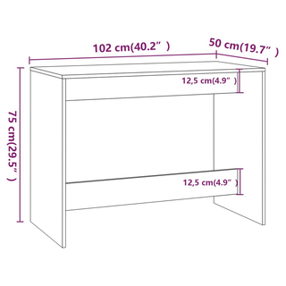 3 Piece Dining Set White Engineered Wood - Giant Lobelia