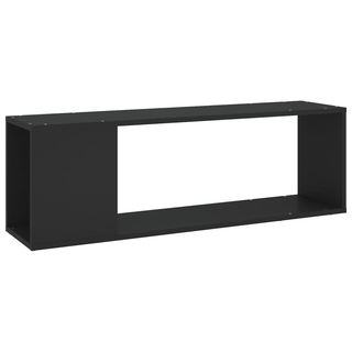 TV Cabinet Black 100x24x32 cm Engineered Wood - Giant Lobelia