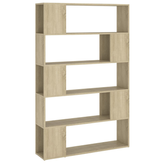 Book Cabinet Room Divider Sonoma Oak 100x24x155 cm Engineered Wood - Giant Lobelia