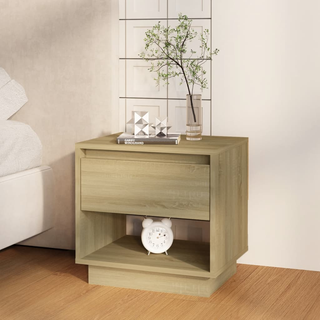 vidaXL Bedside Cabinets 2 pcs Sonoma Oak 45x34x44 cm Engineered Wood - Giant Lobelia