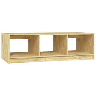 vidaXL Coffee Table 110x50x34 cm Solid Pinewood - Giant Lobelia