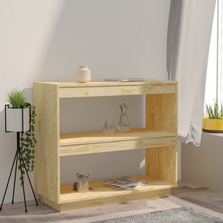 Book Cabinet 80x35x71 cm Solid Pinewood - Giant Lobelia